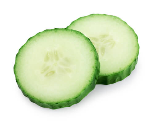 iki dilim salatalık