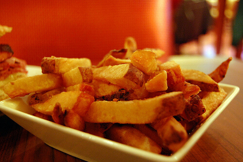 bir kase patates kızartması