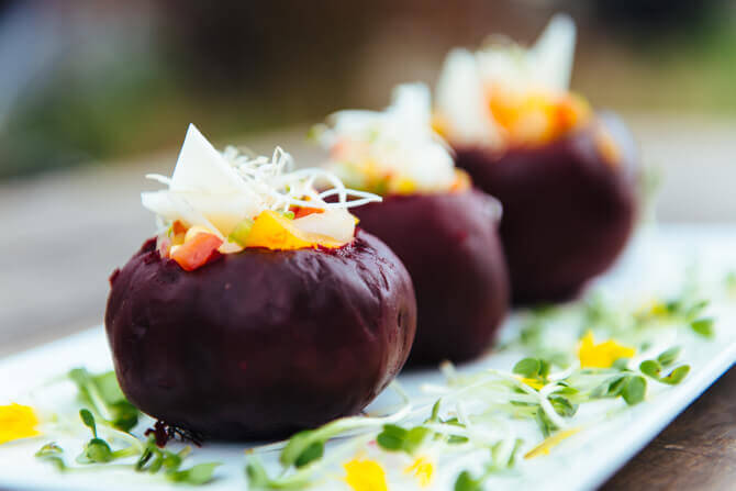 Hindistan pirincinden pancar dolması