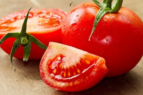 kesilmiş domates
