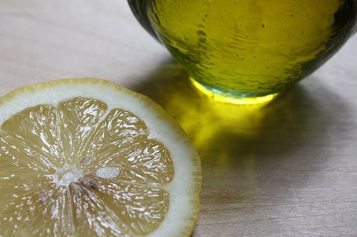 limon ve zeytinyağı