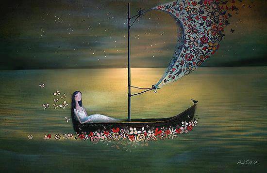 sandalda giden kadın resmi