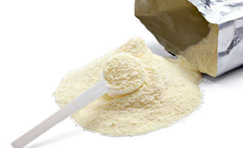 bir paket süt tozu