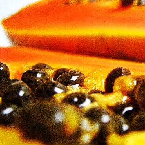 papaya ve çekirdekleri