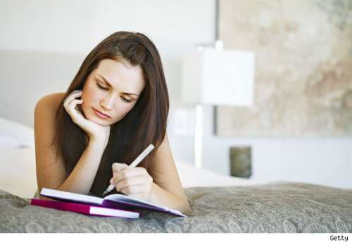 günlük yazan kadın