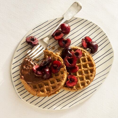 çikolatalı waffle 4