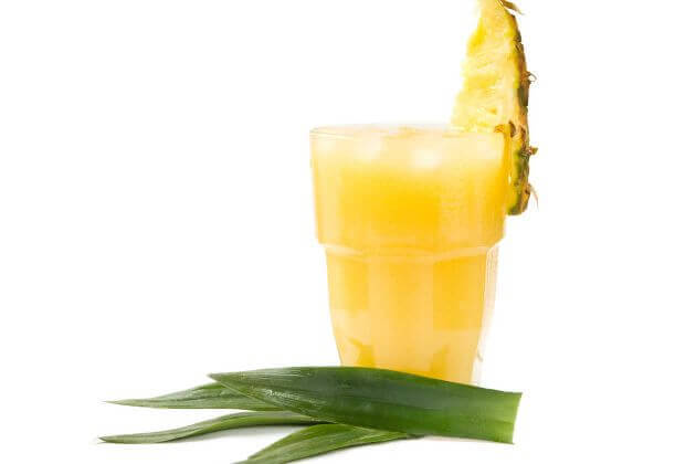 aloe vera ve ananaslı içecek