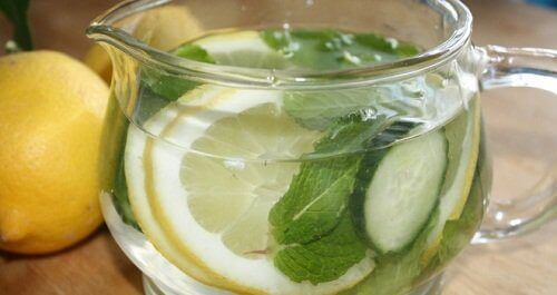 limon salatalık nane su