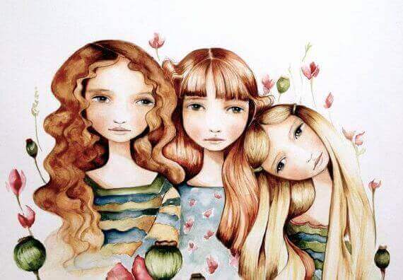 üç kız kardeş