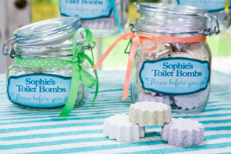 süslü tuvalet tabletleri