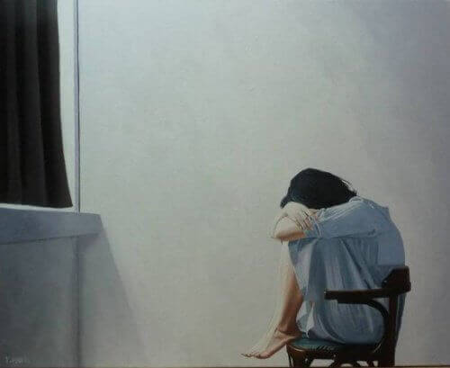 yalnızlık duyan kadın