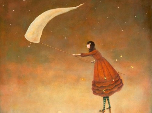 ateş böceklerini yakalamak