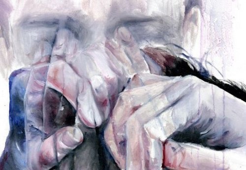 anksiyete geçiren insan çizimi