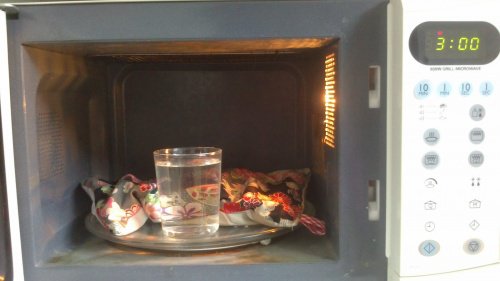 mikrodalgaya su koymak