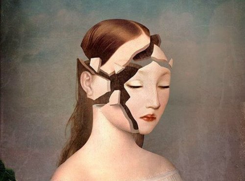 yüzü parçalanan kız