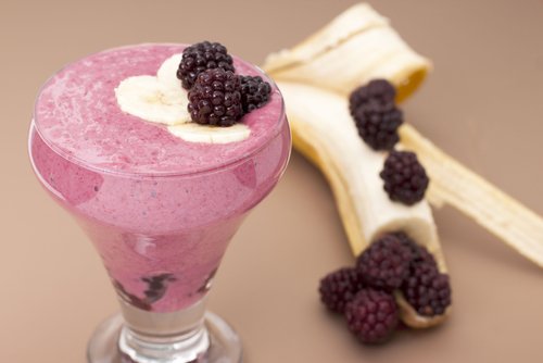 muz böğürtlen smoothie