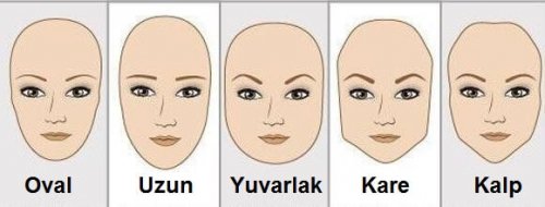 yüz şekilleri