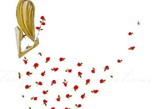 çiçekli elbiseli kadın