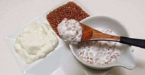 yoğurtlu keten tohumu