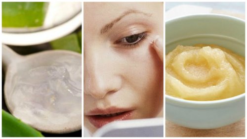 Kırışıklıklar için Ev Yapımı Elma, Üzüm ve Aloe Maskesi