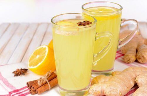 2 bardak portakal ve zencefil suyu