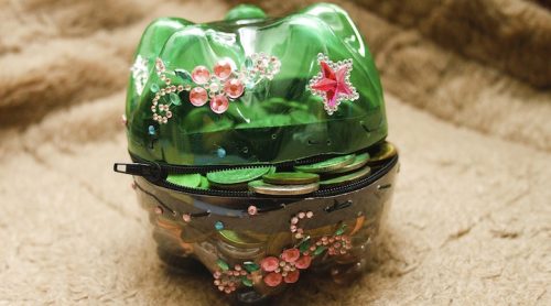 plastik bozuk para cüzdanı