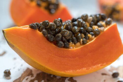 bir dilim papaya