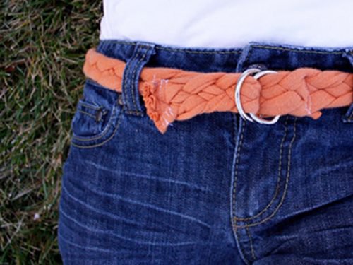 kota turuncu kumaş kemer