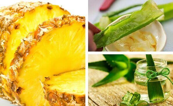 aleo vera ve ananas