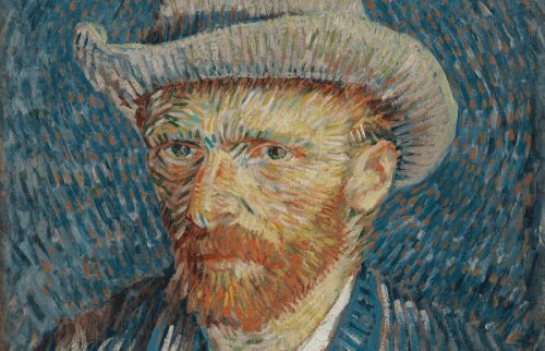 başarılı insan van gogh'un otoportresi