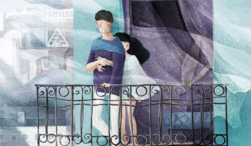 birbirine sarılan sevgililer