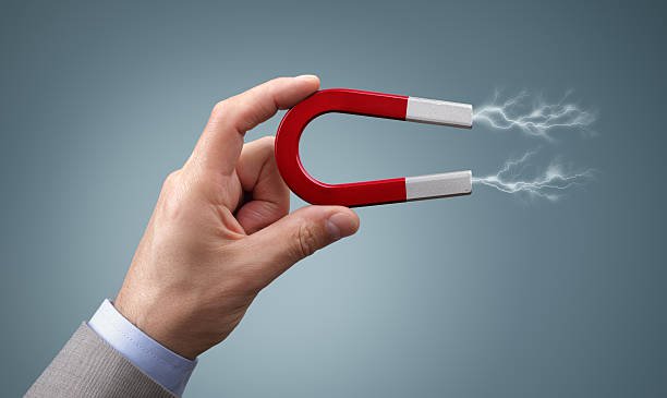 elinde mıknatıs tutmak