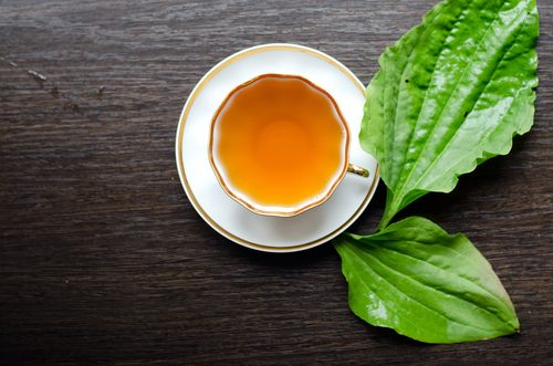 yüzünüzdeki lekeler için plantain çayı