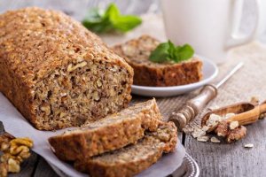 Yulaf, Ceviz Ve Muzdan Oluşan Bu Laktozsuz Ve Glutensiz Ekmeği Deneyin