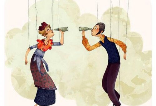 birbirine bakan çift