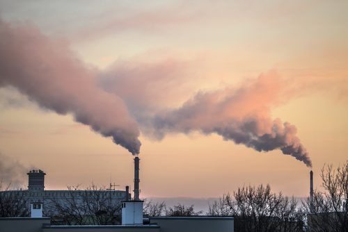 şehirlerde toz duman