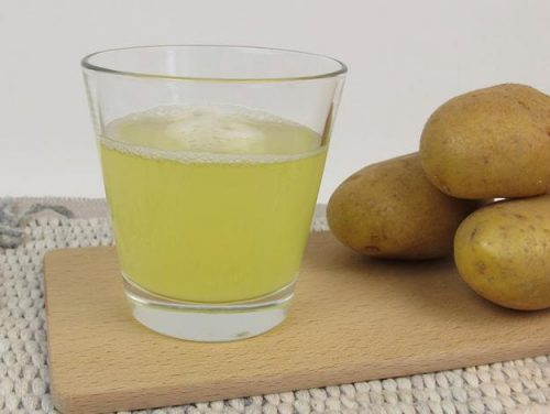 bardakta patates suyu