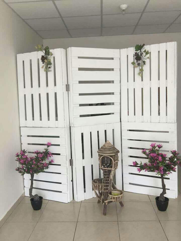 ahşap paravan