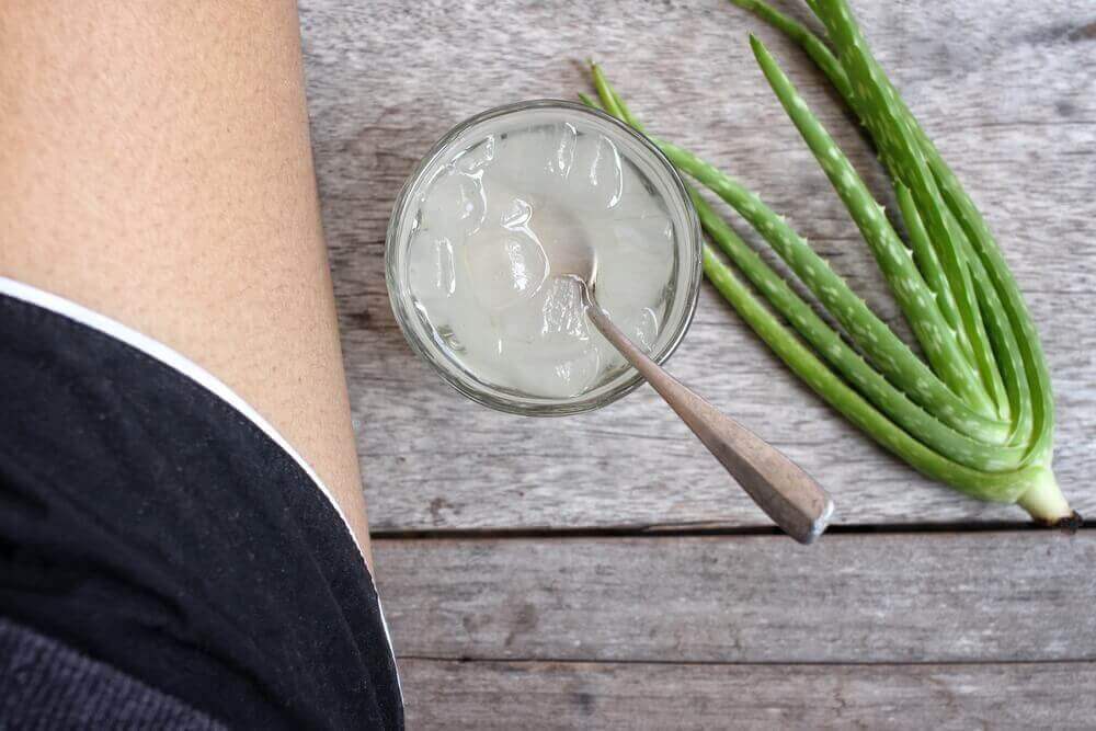 varis için aloe vera jeli uygulamak