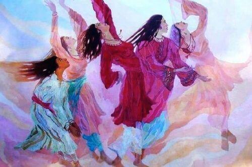 dans eden kadınlar