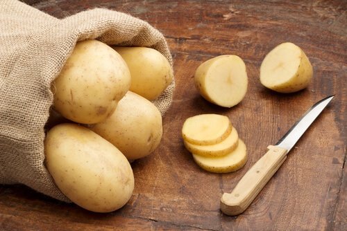dilimlenmiş patates