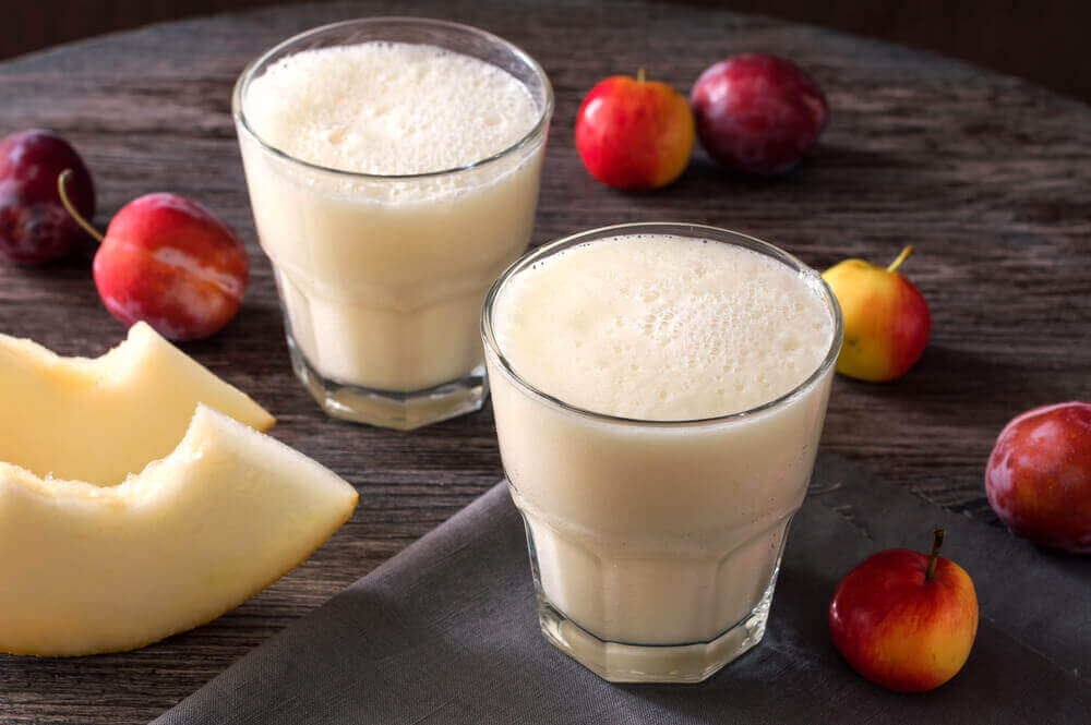 beyaz kavunlu smoothie