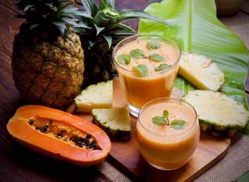 papaya ve ananas
