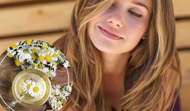 Saçınıza zarar vermeden rengini papatya ile açabilirsiniz