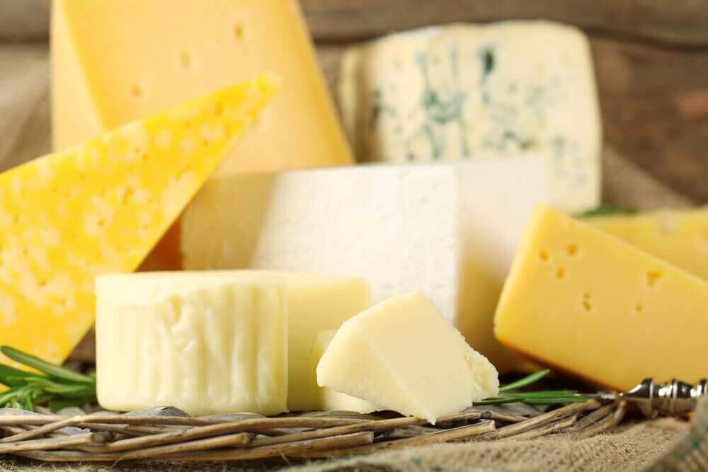 çeşitli peynirler
