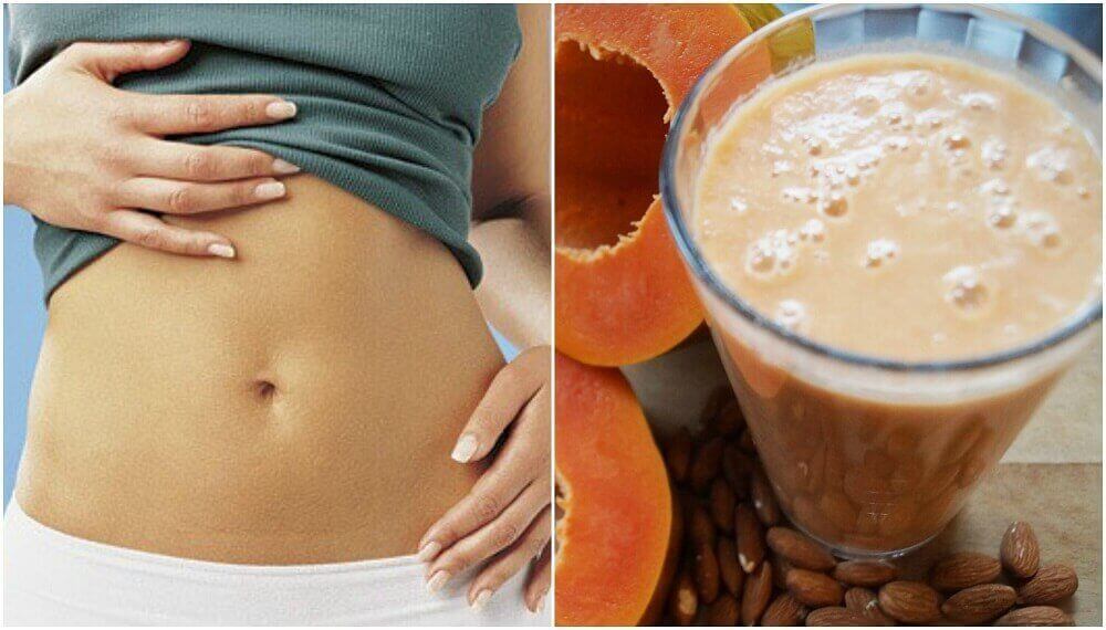 Papaya ve Badem Sütlü Smoothie İle Sindiriminizi Geliştirin ve Rahatlatın