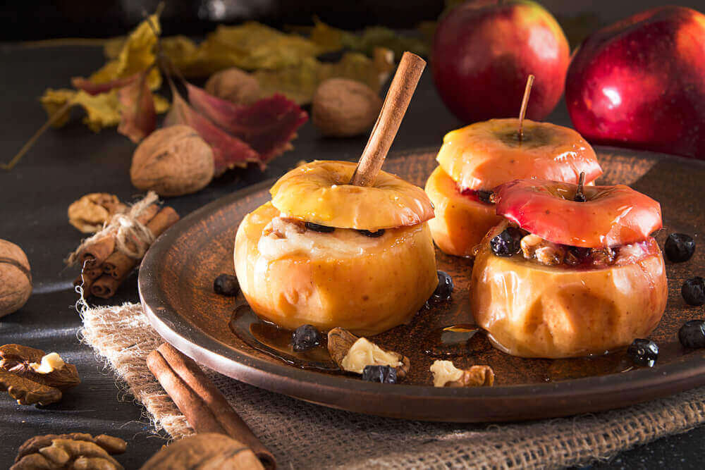 pişmiş elma tatlısı