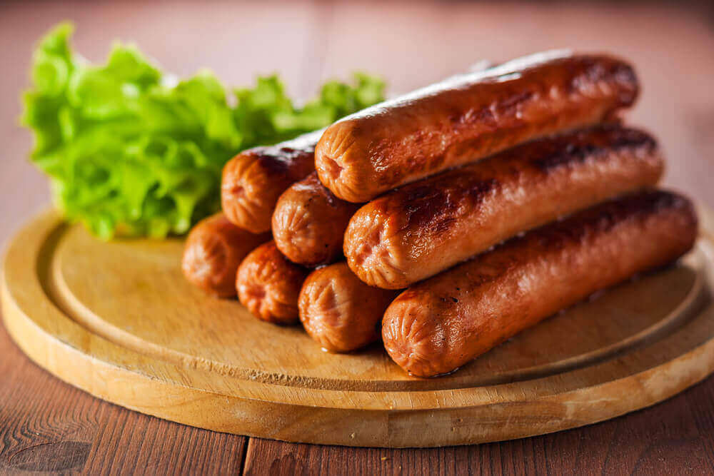 sosis şeklindeki yiyecekler