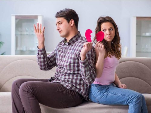 kırık kalp çift geçici ayrılık