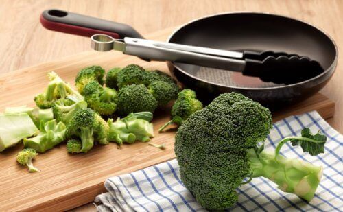 doğranmış brokoli